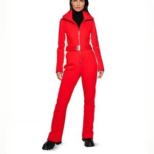 Slope Siren Women’s Ski Suit - Siren Red